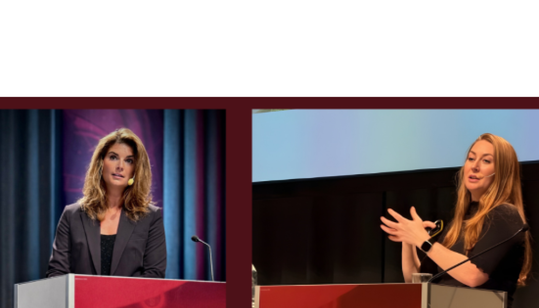 Rebecka Fihn, vd på Autorekrytering och Louise Wohrne, hållbarhetschef inom MEKO-koncernen och ordförande i den europeiska organisationen FAAS. Foto: Svenska Fordonsbranschen