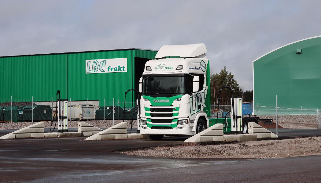 LBC Frakt inledde transporterna åt DSV den 1 april 2024 och kommer under året successivt att ta över mer och mer av trafiken. Foto: LBC Frakt