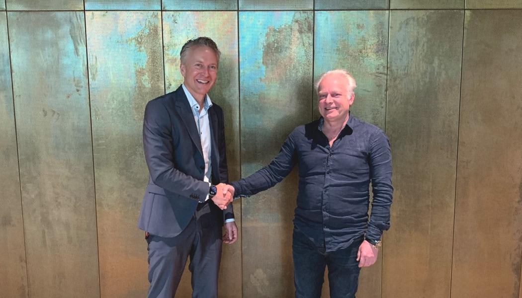 Björn Ekström, koncernchef på Progrits. och Karsten Sand Bloch, VD på Tetrasoft. Foto:Progrits