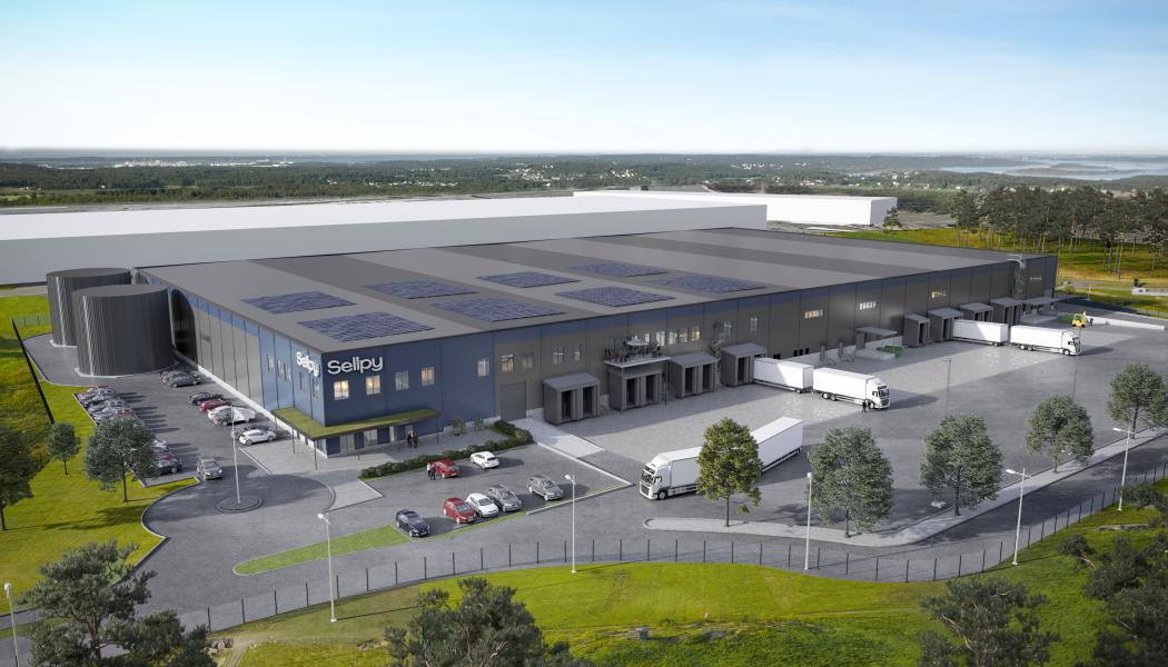 Kilenkrysset och Bockasjö hyr ut 20 400 kvadratmeter i nyutvecklad logistikbyggnad. Foto: Bockasjö 