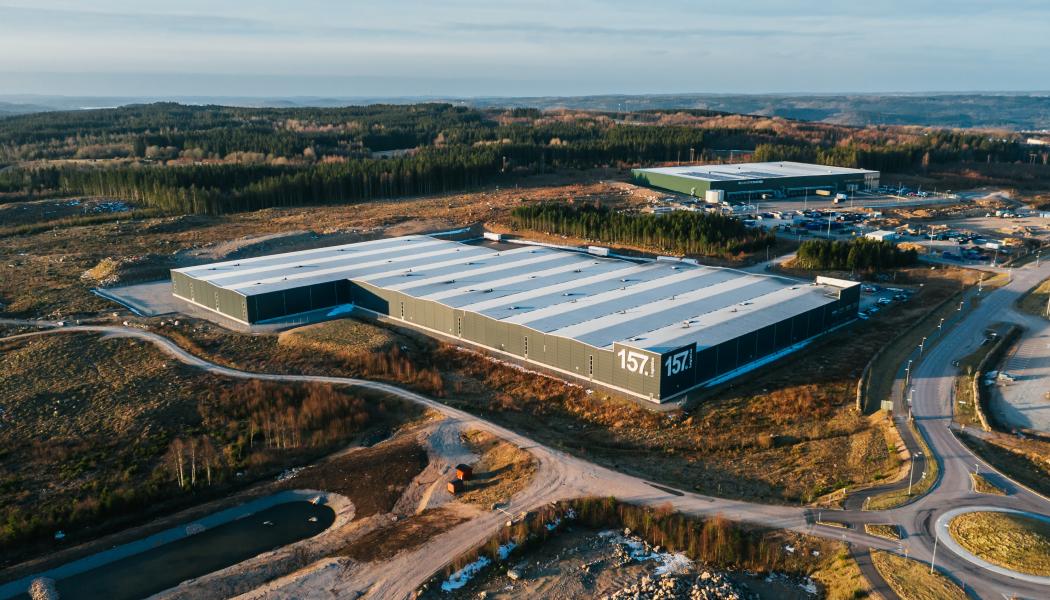 Lager 157 Logistics AB´s logistikcenter. Foto; Byggarvid