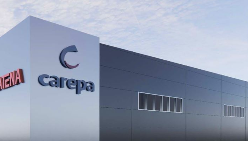 Catena uppför ny logistikanläggning för Carepa i Ängelholm. Foto: Catena
