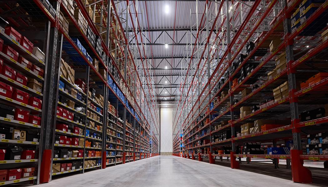 Centrallagret. Foto: Intersport