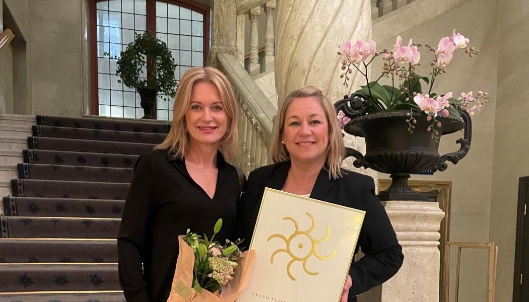 Från vänster: Charlotte Holmbergh och Camilla Karlsson. Foto: Norwegian
