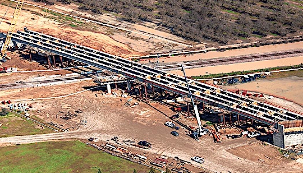 Bygget av California High-Speed Rail fortskrider. Foto: California High-Speed Rail Authority