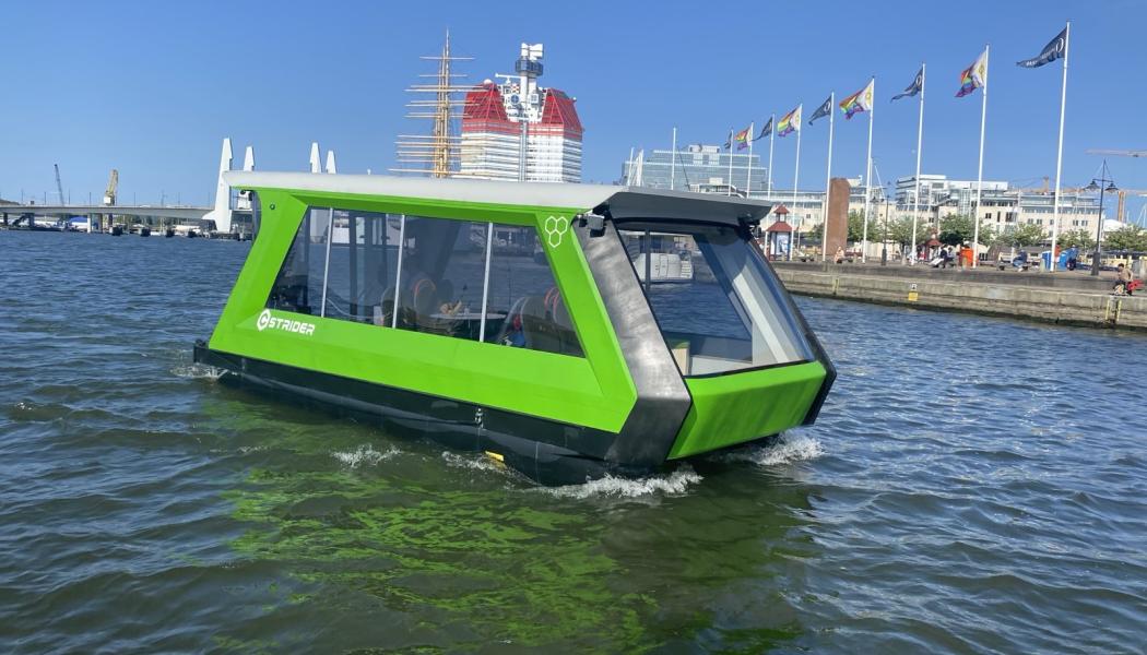 Cstriders prototypfärja Celia One. Foto: Innovatum Science park