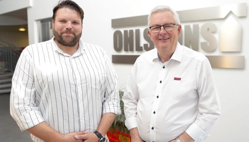 David Rhudin och Christer Ohlsson. Foto: Ohlssons AB