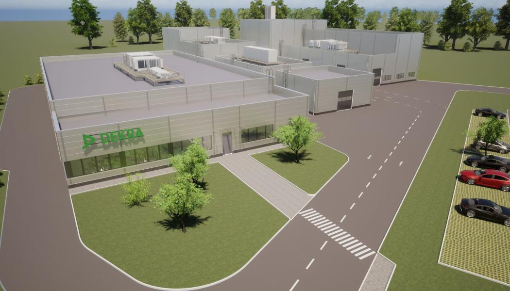 Dekra bygger nytt testcenter för framtidens elbilsbatterier och teknik. Bild: Dekra