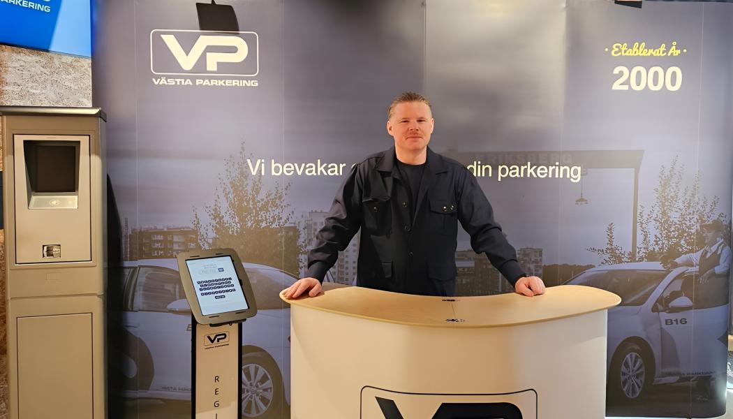 Denis Andersson. Foto: Västia Parkering