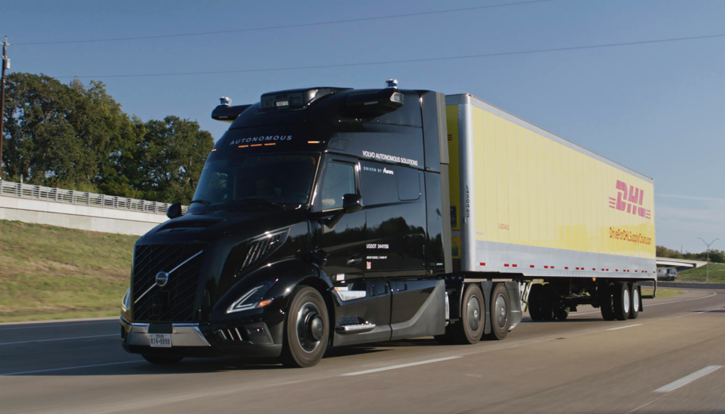 Med 24/7-kapacitet kan autonoma transporter påskynda leveranstider och optimera leveranskedjor, vilket främjar ett mer motståndskraftigt transportnätverk. Foto: Volvo