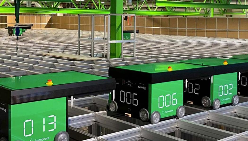 Logistikbranschen ser en allt större användning av  automation i sina  lagerytor. Här Shelfless koncept i Brings högautomatiserade anläggning i Rosersberg.