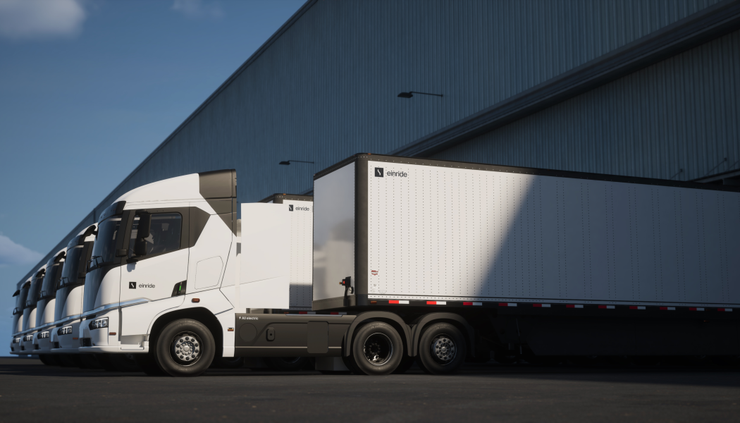 Flottan på fem fordon, som drivs av förare från Frito-Lays Memphisbaserade transportpartner Armstrong Transportation, förväntas täcka över 300 000 kilometer. Foto: Einride