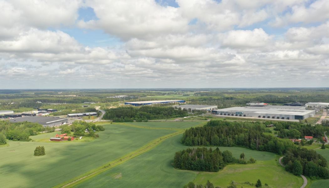 Enköping ligger mitt i Sveriges och Nordens transportkorridor. Foto: Erik Ågerup