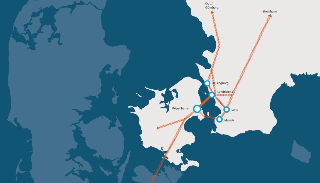 Europaspåret. Bild: Landskrona stad