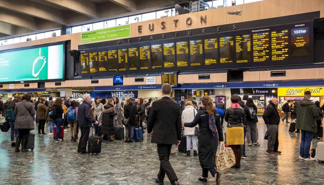 Euston station i Storbritannien. Foto: Network Rail