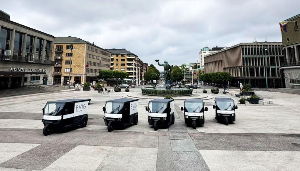 EVIG är företagets helelektriska transport- och arbetsbil. Foto: Clean Motion