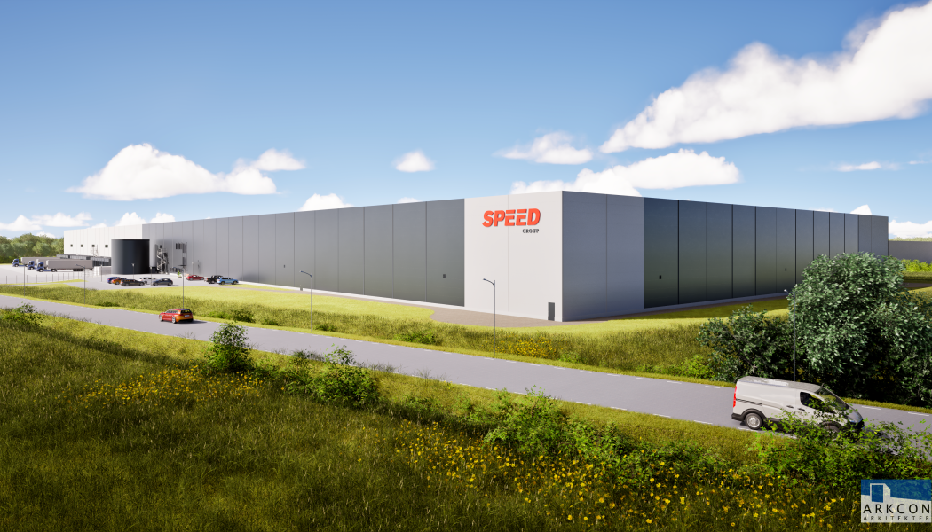 SLP förvärvar nyproduktionsprojekt i Falkenberg om 38 000 kvm med 12-årigt hyresavtal. Bild: SLP
