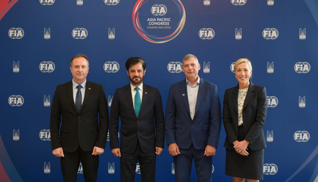 Willem Groenewald, Mohammed Ben Sulayem, Johanna Forseke. Foto: Greater Than 