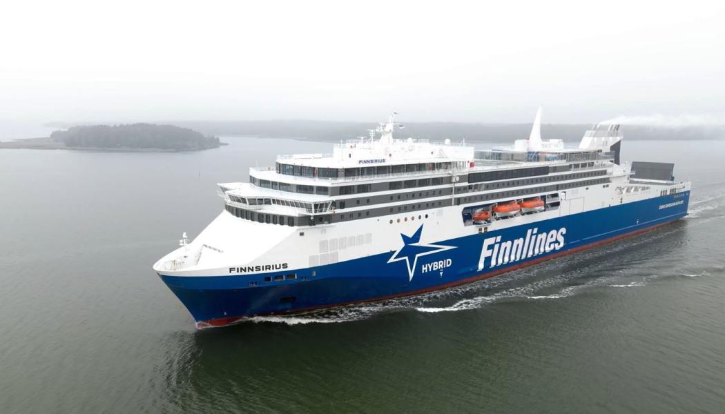 Från och med 1 januari 2024 ingår rederier i EU:s system för handel med utsläppsrätter. Foto: Finnlines 