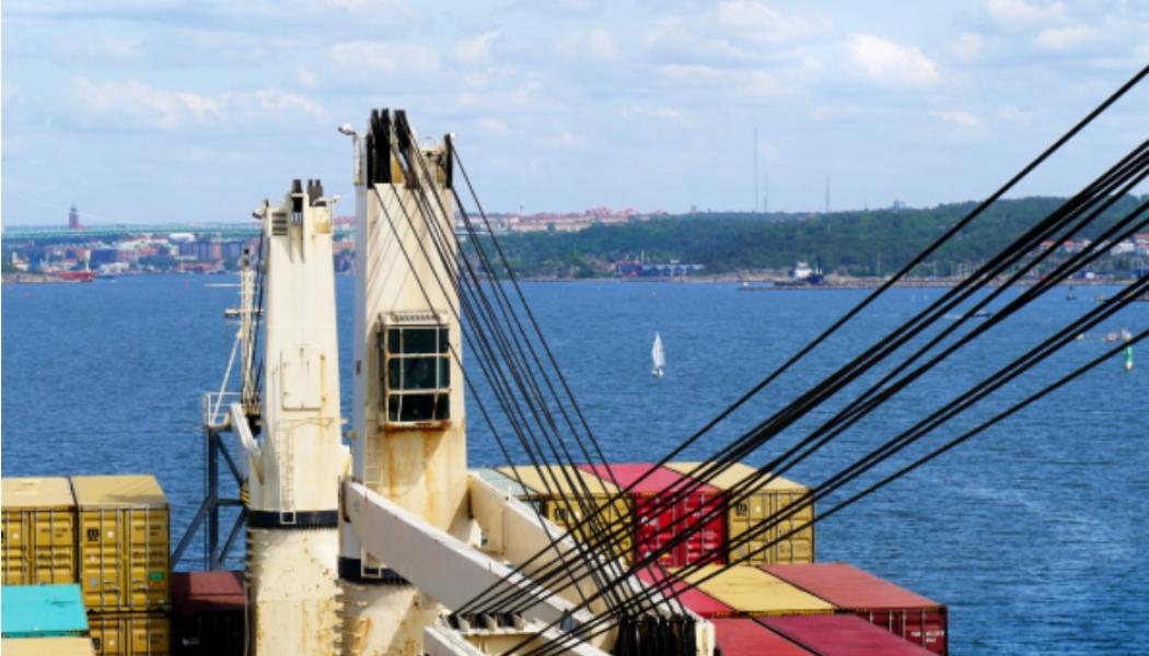 Lastfartyg anlöper Göteborg. Fotograf/Källa: Sjöfartsverket