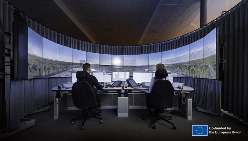 LFV Remote Tower Service, eller flygtrafikledning på distans Fotograf: LFV
