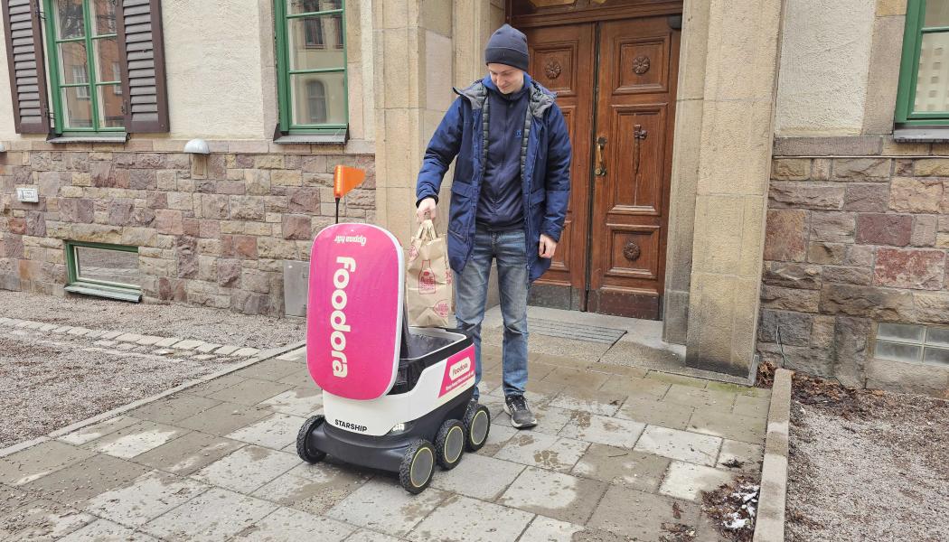 Matleverans. Foto: Foodora