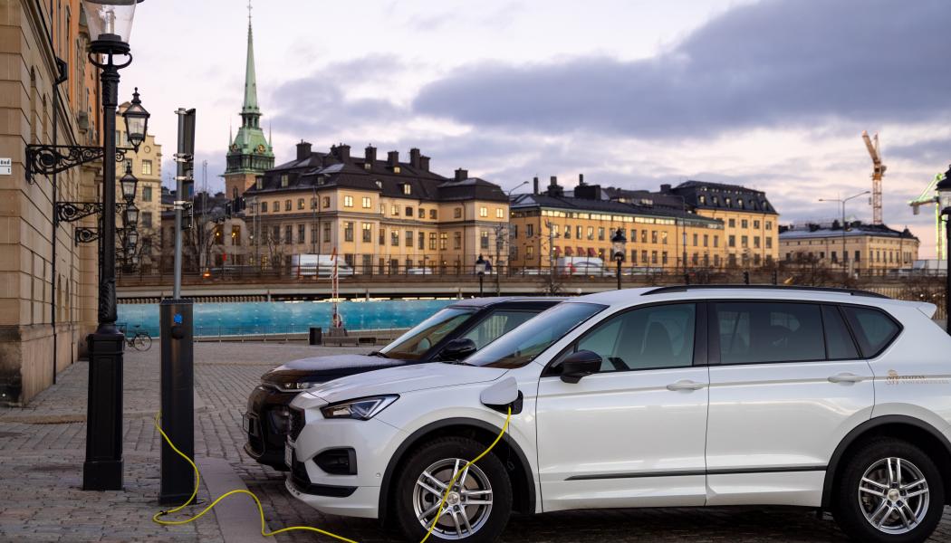 Stockholms län har överlägset flest elbilar, där ökade antalet sålda bilar med 38 procent.. Foto: KVD