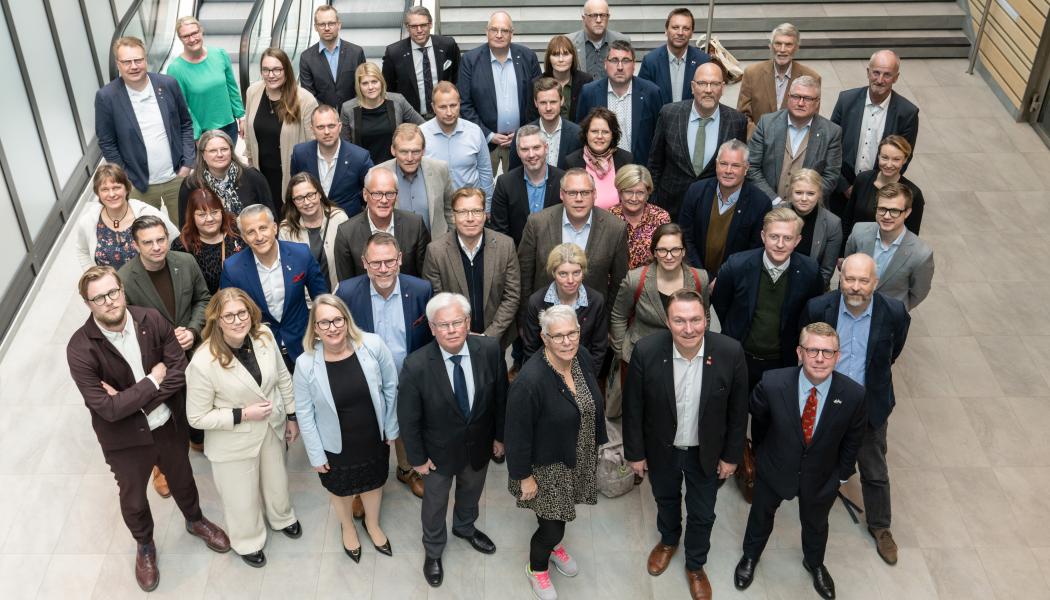 Förtroendevalda från kommunerna och regionerna i Mälardalsrådets infrastruktursamarbete 70-gruppen Foto: Aksel Örn Ekblom Mälardalsrådet