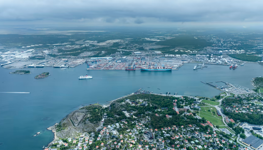 Sverige har presenterat tre åtaganden för att stimulera övergången till grön sjöfart som alla involverar Göteborgs hamn. Bild: Göteborgs Hamn