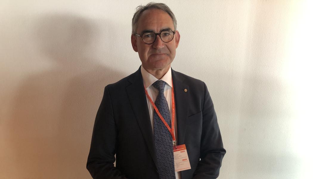 Roberto Maiorana, generaldirektör på Trafikverket, medverkade på Järnvägsforum Norr.
FOTO: Anders Carlsson
