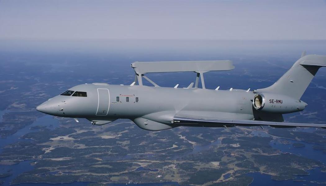 Saab svarar på RFI från NATO med GlobalEye. Foto: Saab
