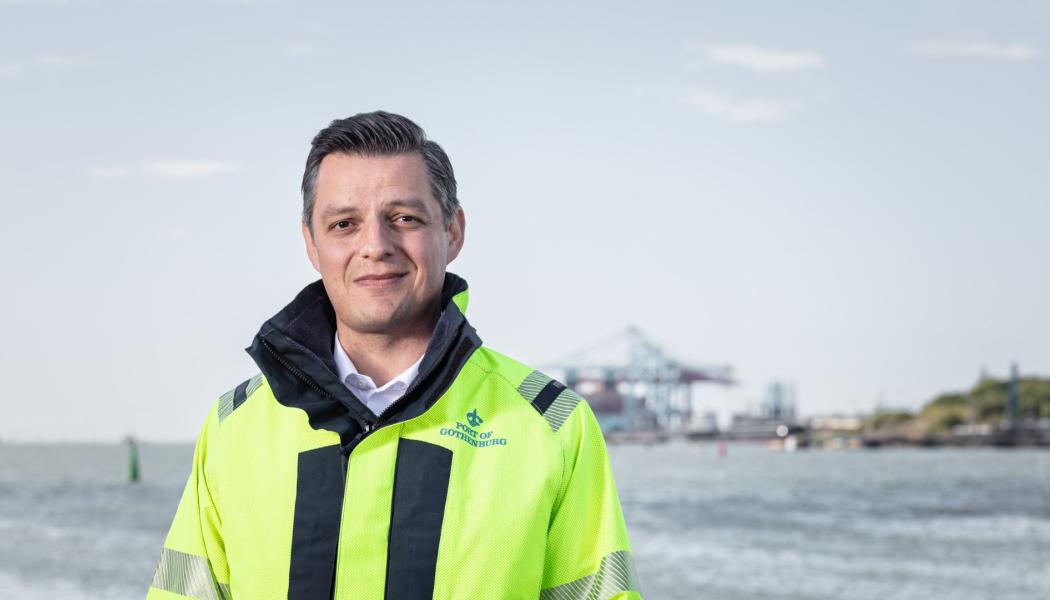 Elvir Dzanic. Bild: Göteborgs Hamn AB.