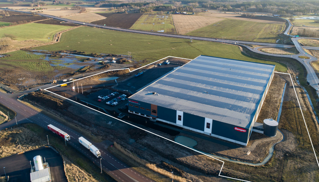 Logicenters förvärvar fastighet på 23 040 m2 i Götene, Västra Götalands län. Foto: Logicenters