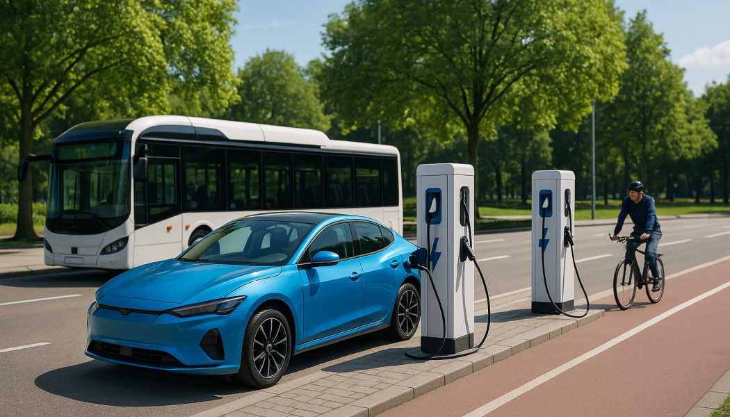 Projekt som elbussar, cykelinfrastruktur och smartare parkering är några exempel på satsningar som stärker hållbar mobilitet. Illustration: AI-genererad bild. Ej ett fotografi.
Upphovsrätt © Conventus– AI-genererat innehåll. Inget av materialet får reproduceras eller användas i andra sammanhang utan skriftligt medgivande.