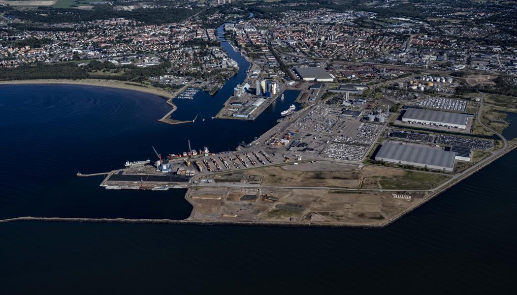 Hallands Hamn. Foto: Hallands Hamnar
