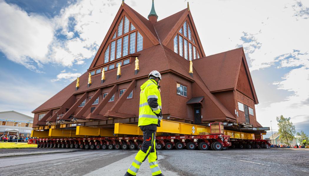 Flytten omfattade 713 ton och planerades i detalj under mer än 1 000 timmar. Foto: Mammoet