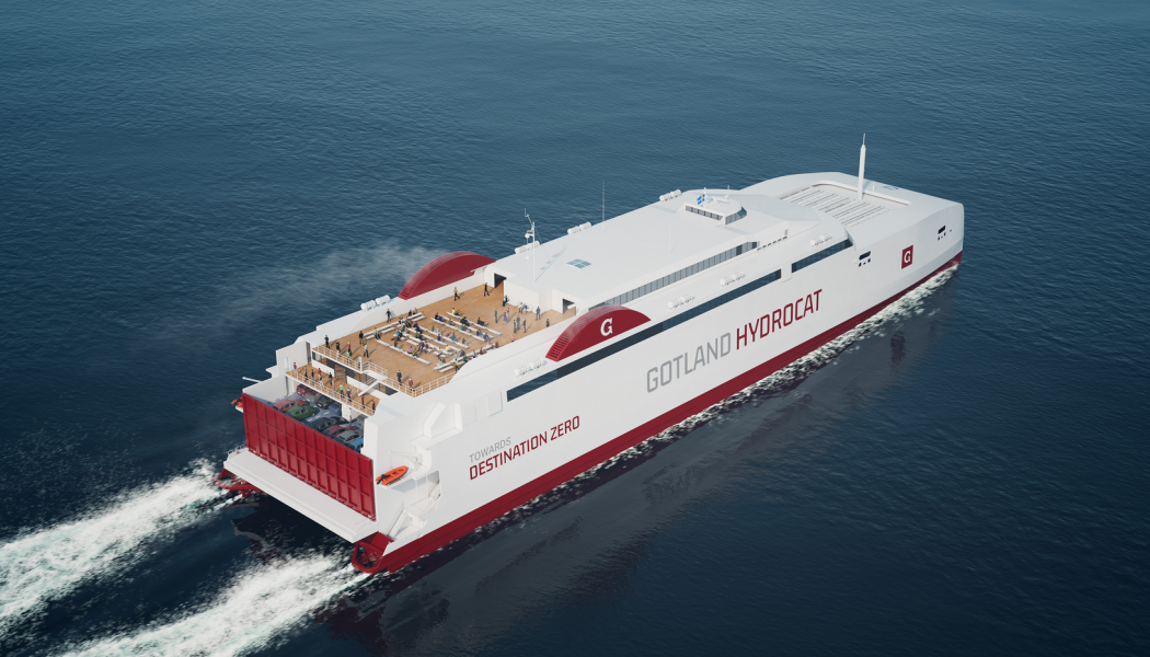 Hydrocat ska kunna beställas senast 2025 för att tas i trafik senast 2030. Bild: Gotlandsbolaget