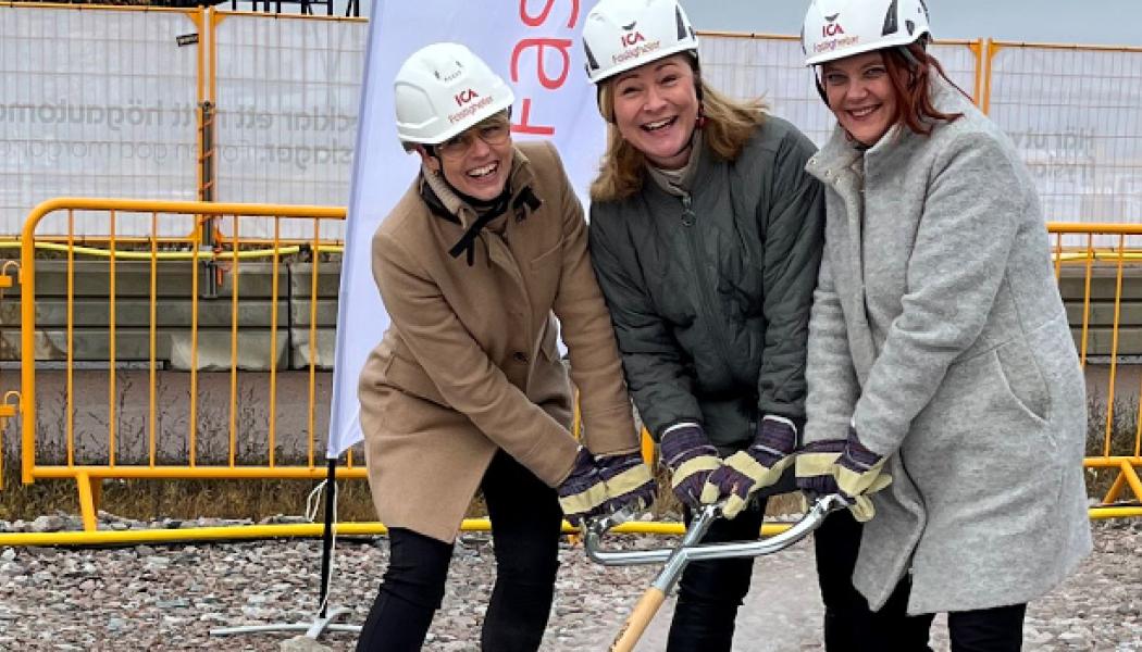 ICA Fastigheter investerar sammanlagt 1,8 miljarder i det nya fryslagret. Foto: ICA Fastigheter