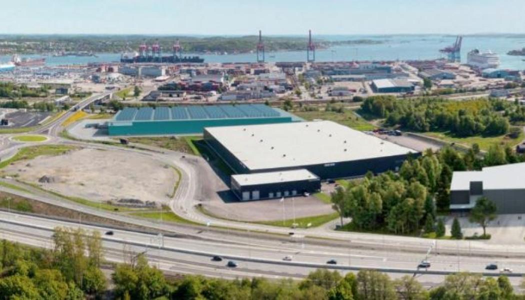 Icas e-handelslageri Arendal i Göteborg stog klart i slutet av 2020. Bild: Diakrit