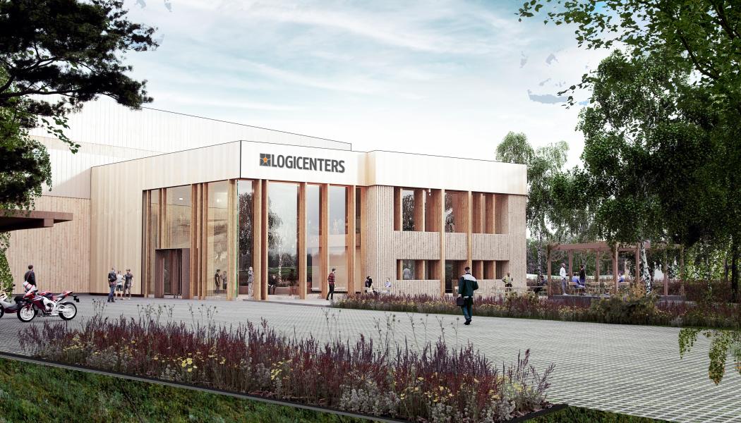 Logicenters nya projekt ska bli ledande inom utvecklingen av koldioxidneutrala anläggningar. Foto: Logicenters 