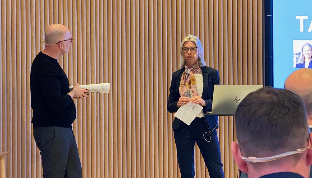 T.v. Tom Andersson, t.v Malin Andersson. Foto: Simon Matthis 