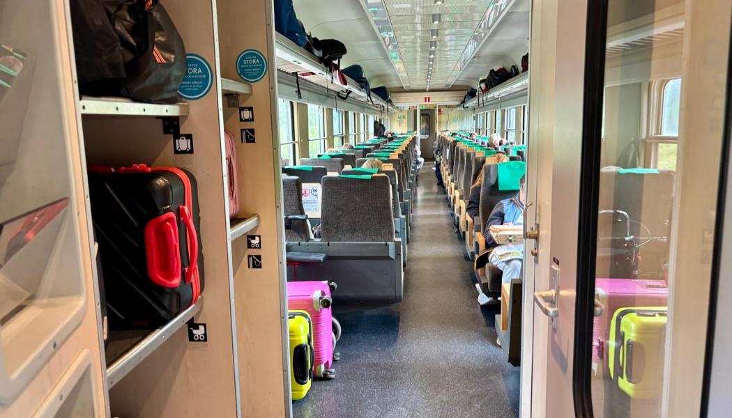 Rapporten visar att det är de grundläggande aspekterna för själva resan som är viktigast för tågresenärerna: att tåget är i tid, att det är trafiksäkert och tryggt ombord. Foto: Stina Wickenberg