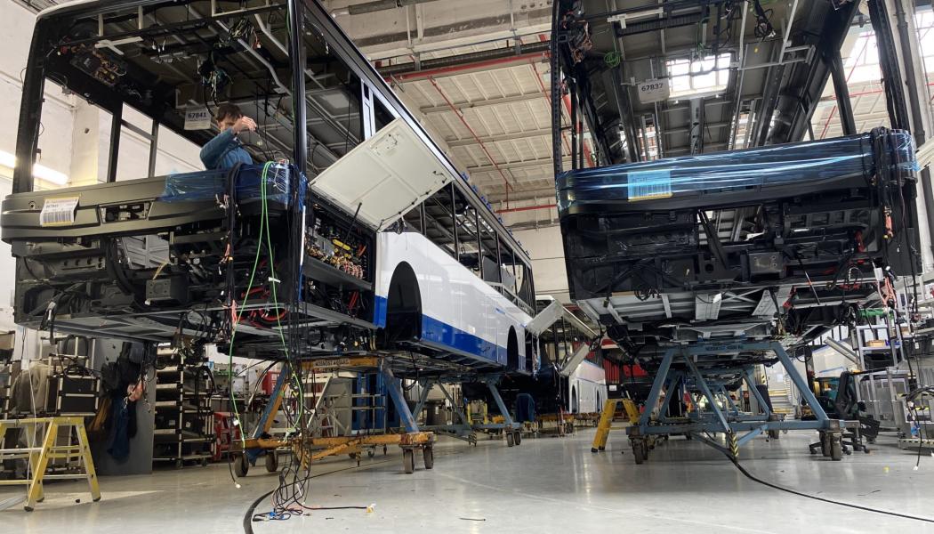 Det nya testcentret är integrerat i den befintliga fabriken i Vysoké Mýto, som är Iveco Bus största tillverkningsenhet. Foto: Iveco Bus