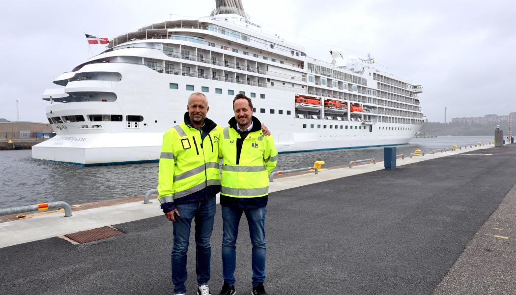 Jonas Eriksson och Johan Eriksson. Foto: Stockholms Hamnar