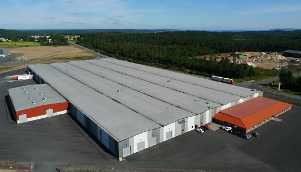 Logistikfastigheten i Jönköping. Foto: SLP
