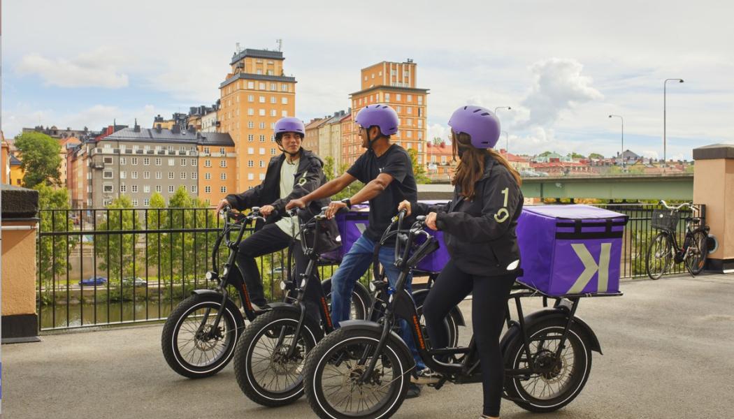 Kavalls affärsidé är att erbjuda blixtsnabba leveranser av dagligvaror till boende i storstäder. Foto Kavall