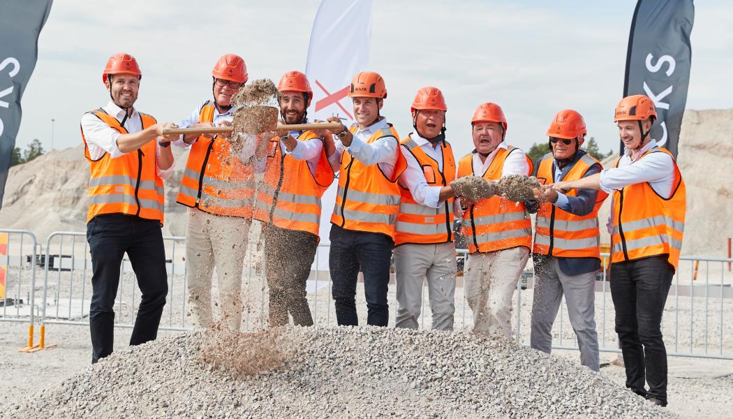 Totala investeringen för Kicks nya omnilager beräknas överstiga 200 miljoner. Foto: Kilenkrysset 