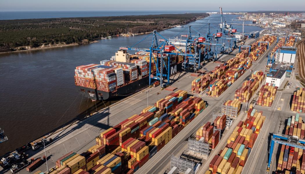 Hamnen i Klaipėda hanterade 39 miljoner ton gods under 2025 och ökade sin marknadsandel i Baltikum. Källa: Port of Klaipėda