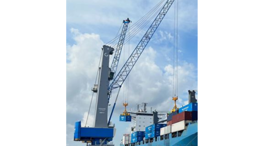 Nassau Container Port har beställt en mobil hamnkran av Konecranes. Foto: Konecranes