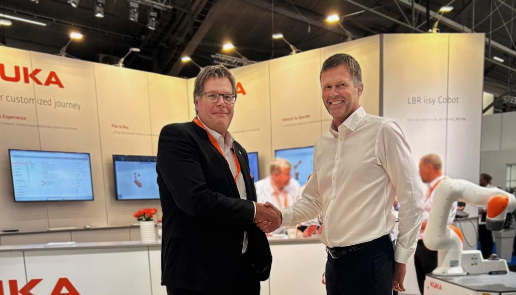 Micael Amandusson och Emil Arnesson. Foto: Kuka